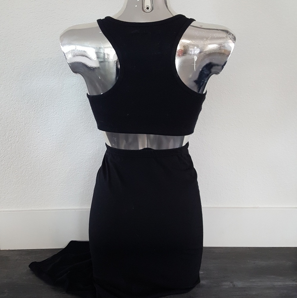 Black Basic Long High Waisted Maxi - image 2